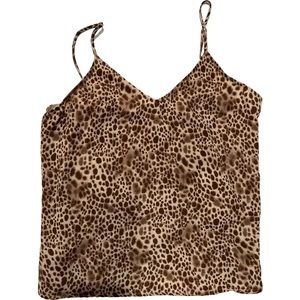 Cheetah print tank top